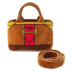 Prada Canapa Tote Bag Handbag Shoulder Brown